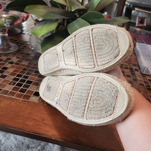 COACH Ivory Rhodelle Espadrilles Flats size 10 - Picture 5 of 7